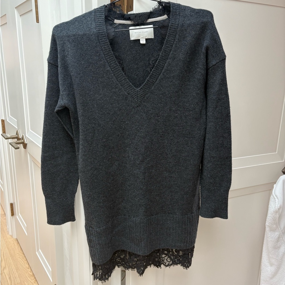 Brochu Walker Charcoal Long Sleeve Dress